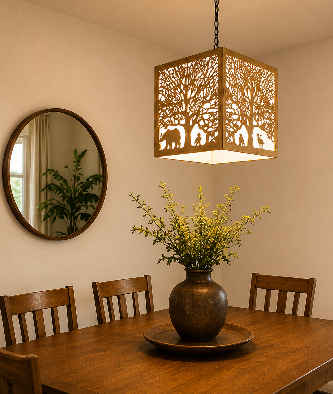 Tree of Shade | Wooden Lightshade for pendants