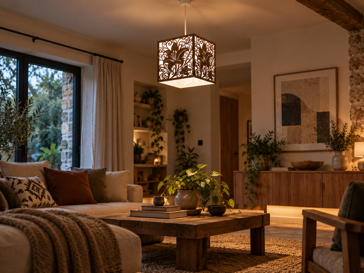 Lily Zen | Wooden Lightshade for pendants