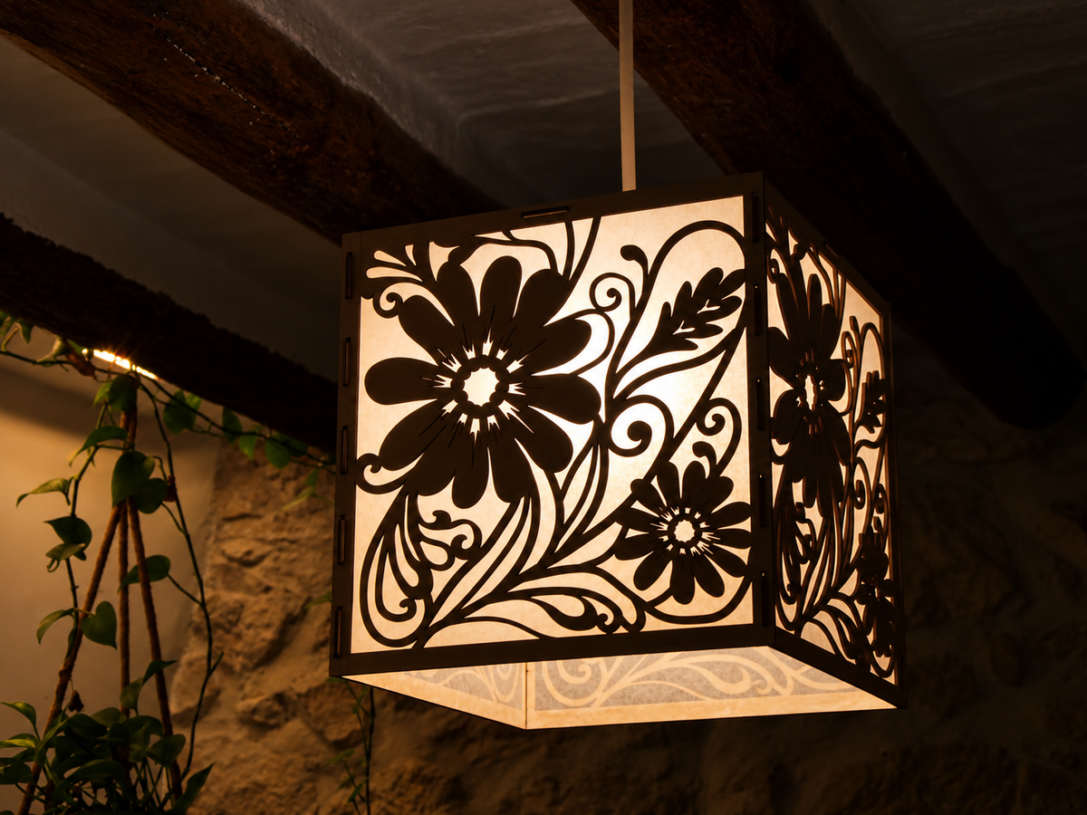 Daisy Zen | Wooden Lampshade / Lightshade