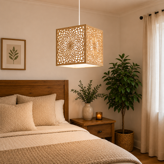 Lotus Weave | Wooden Lampshade / Lightshade