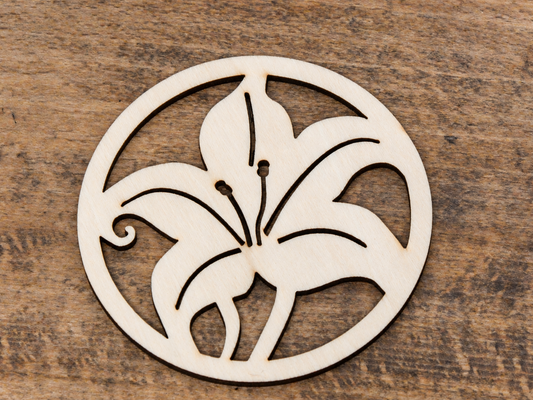 Lily Zen | Wooden Coasters – Set of 2