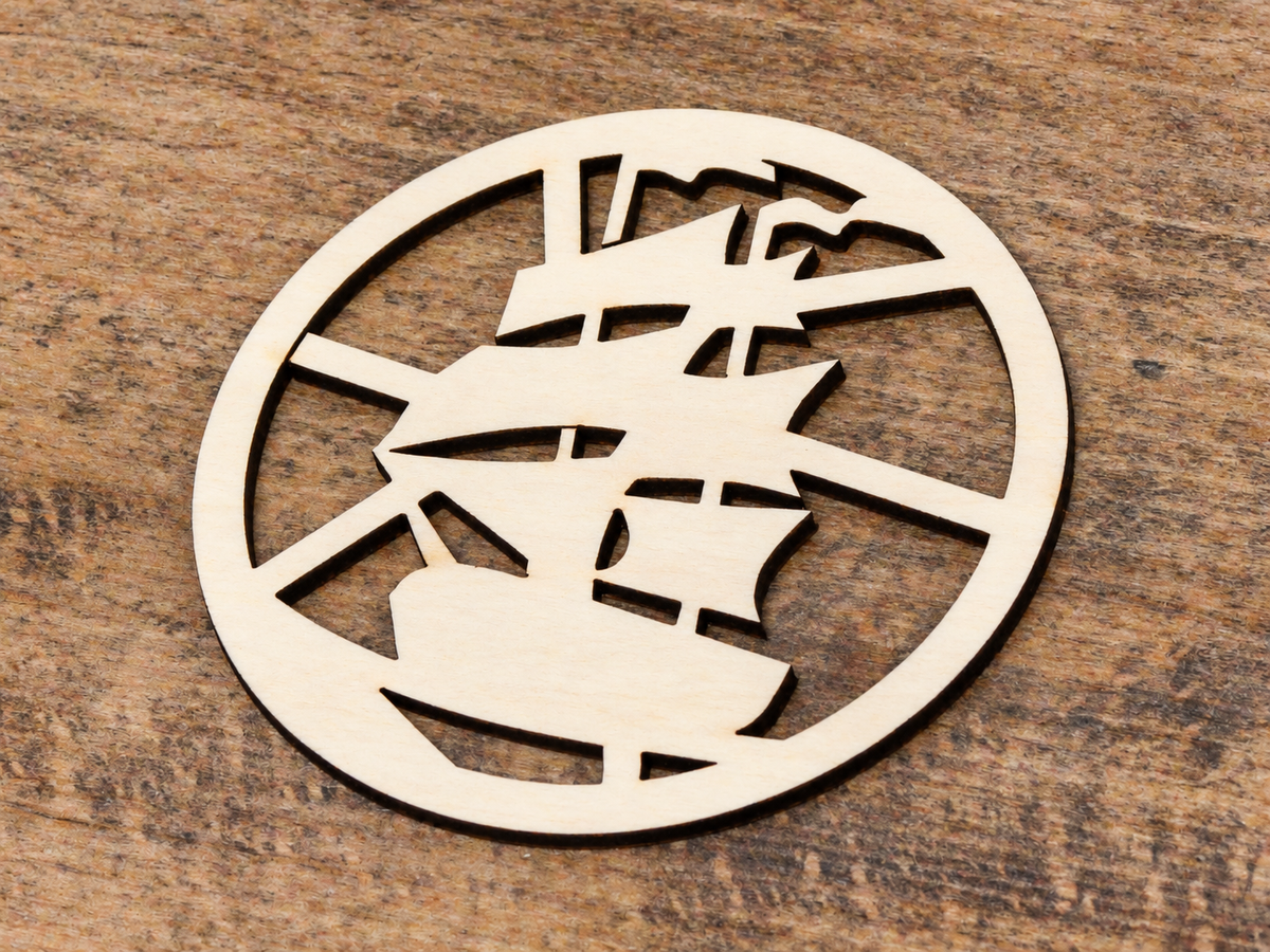 Ocean Voyager | Wooden Coasters – Set of 2