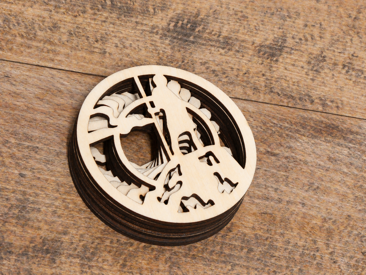 Summit Guardian | Wooden Coasters – Set of 2