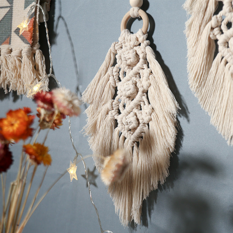 Wall Hanging Tassel Leaf Bohemian Tapestry