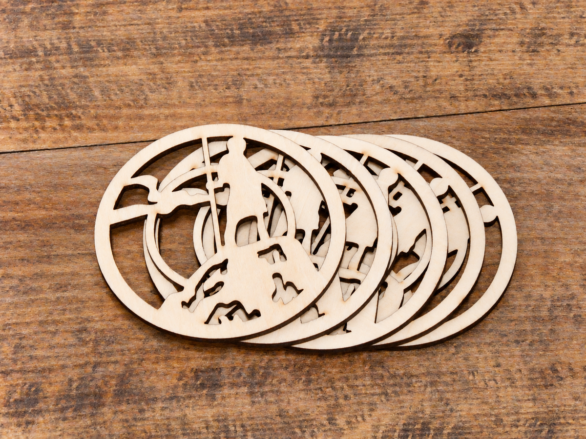 Summit Guardian | Wooden Coasters – Set of 2