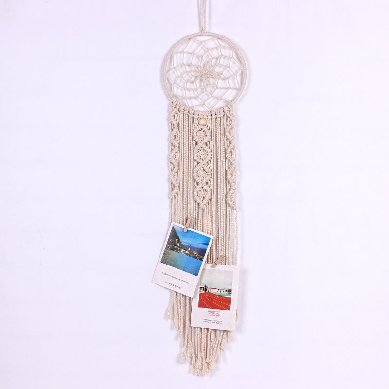 Boho Tapestry Crescent Moon Wall Hanging Dream Catcher