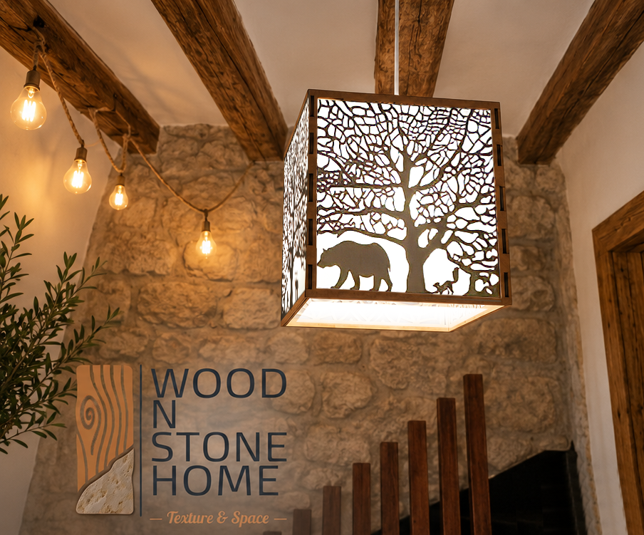 Tree of Shade | Wooden Lightshade for pendants