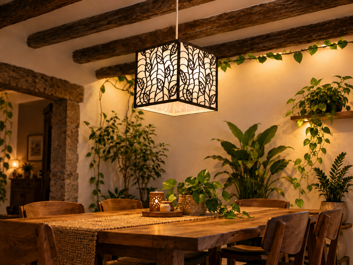 Vine Wave | Wooden Lampshade / Lightshade