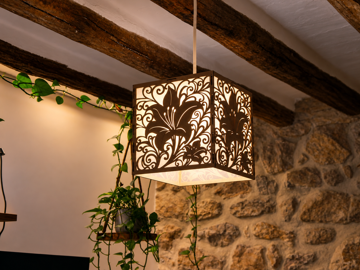 Lily Zen | Wooden Lightshade for pendants