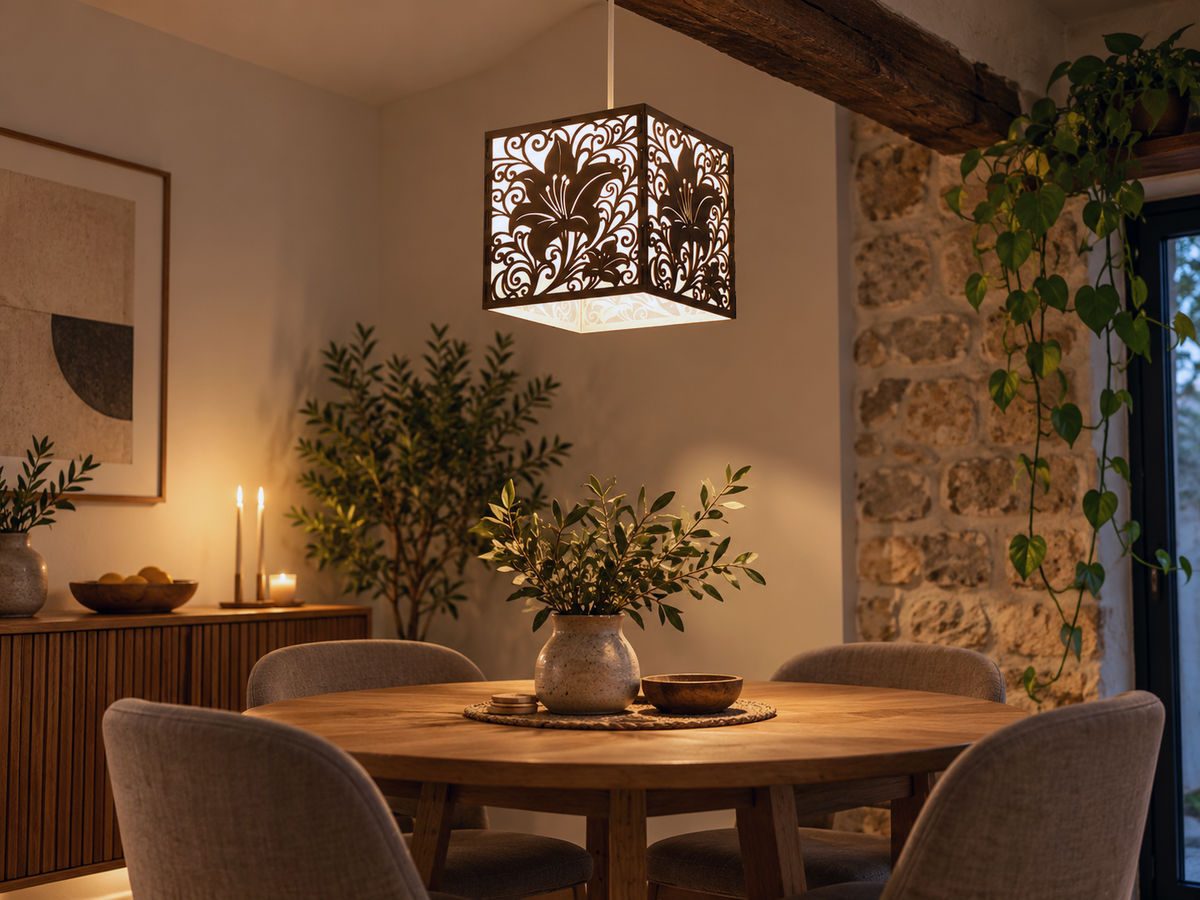 Lily Zen | Wooden Lightshade for pendants