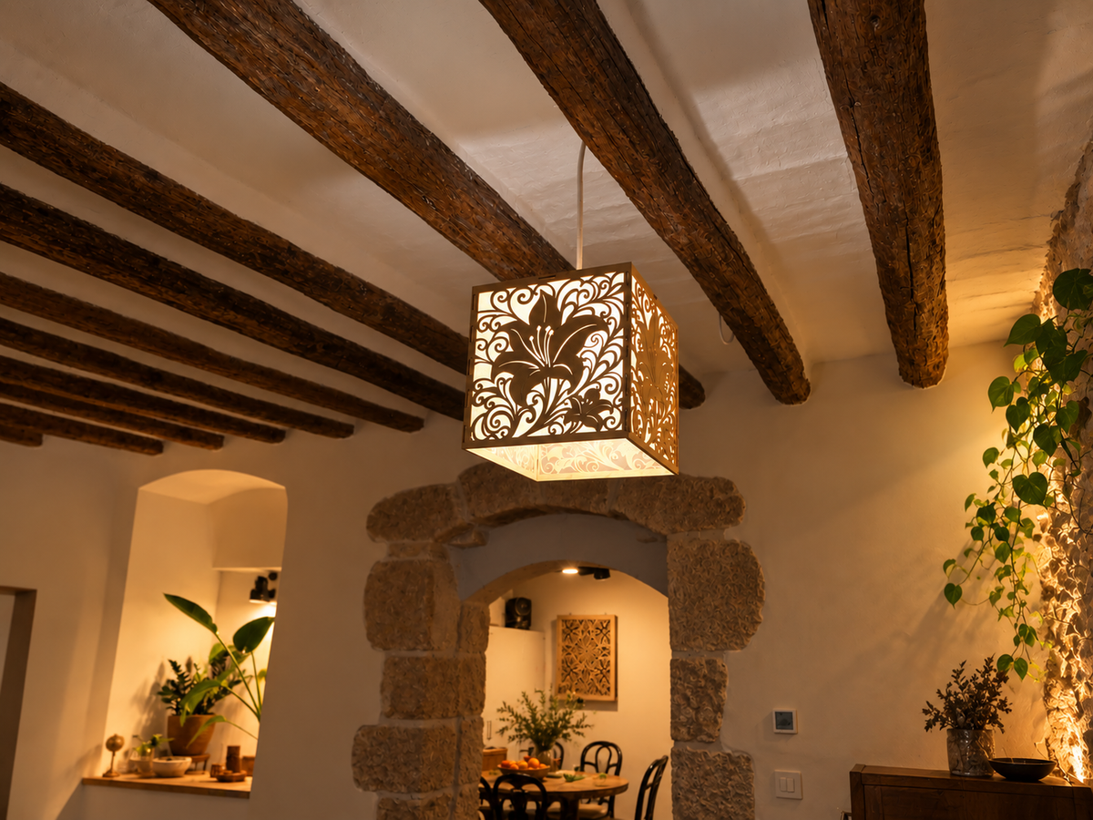 Lily Zen | Wooden Lightshade for pendants