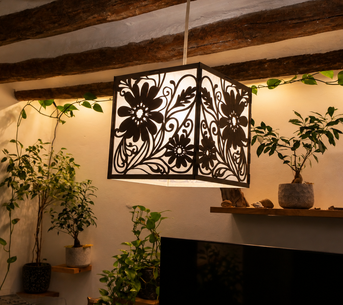 Daisy Zen | Wooden Lampshade / Lightshade