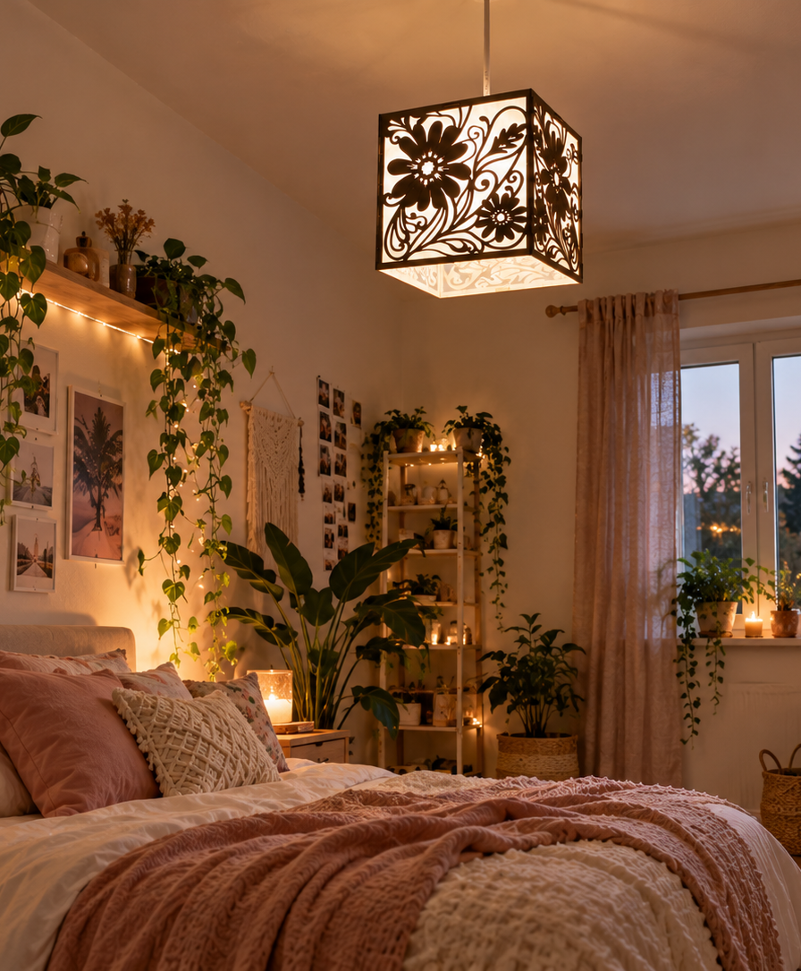 Daisy Zen | Wooden Lampshade / Lightshade