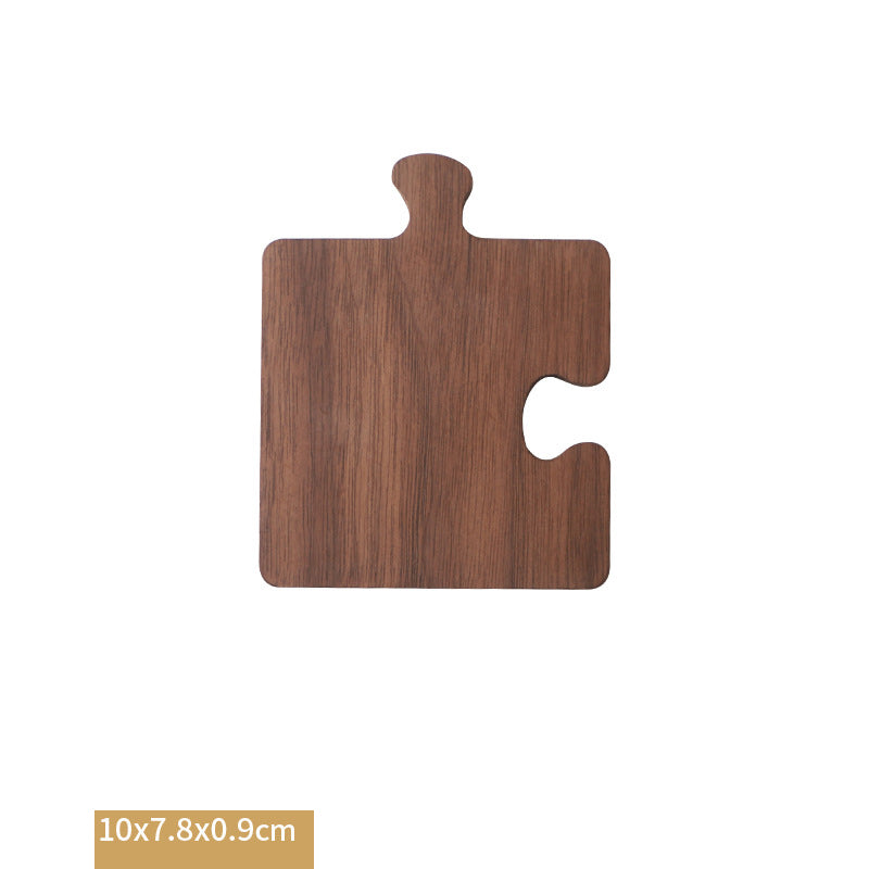 Walnut Jigsaw Puzzle Coasters