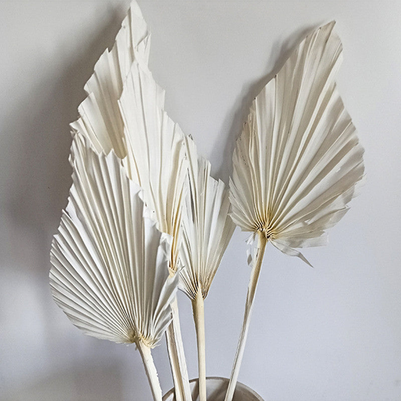 Heart-Shaped Guanyin Fan Decorative Leaves