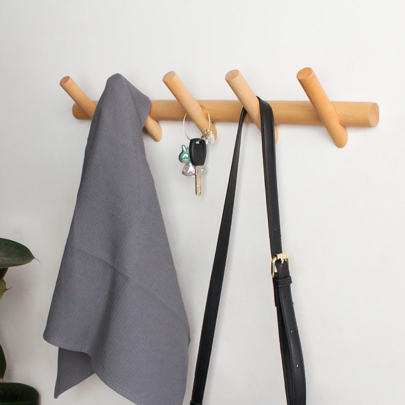 Black Walnut Coat Hook Solid Wood Hooks Beech Decorative Wall Hooks  Bathroom Towel Hook Coat Hangers Racks Hooks Stylish Wall Bag Hooks -   Sweden