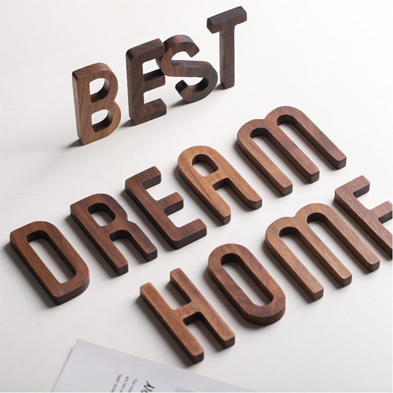 Solid Wood Letters