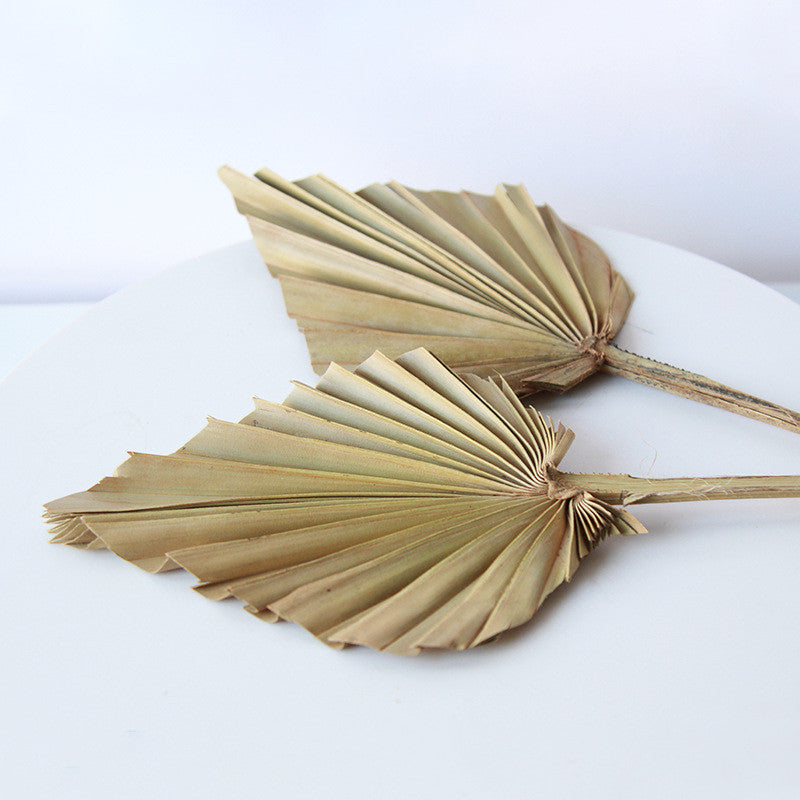 Heart-Shaped Guanyin Fan Decorative Leaves